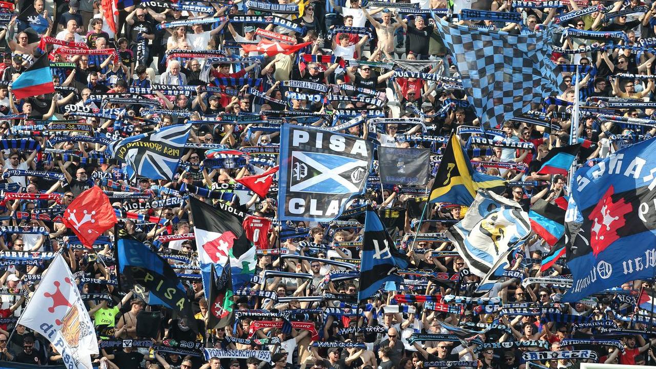 I tifosi del Pisa in trasferta