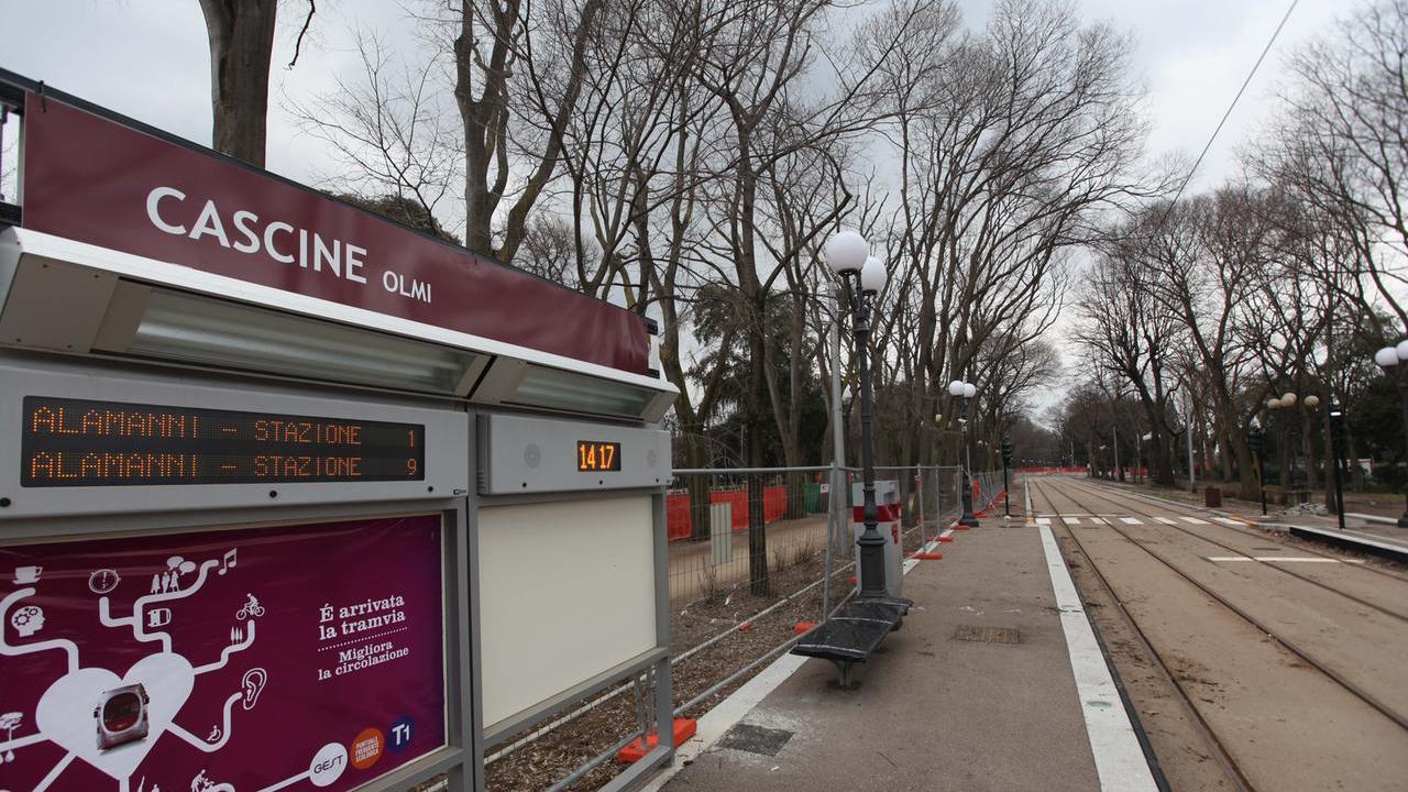 La fermata della tramvia "Cascine" sarà sospesa nella giornata di lunedì 5 maggio