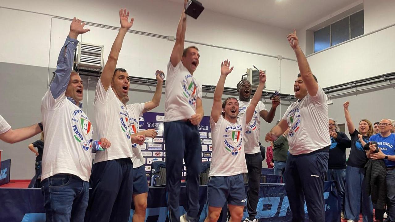 Tennistavolo, Sassari è campione d’Italia