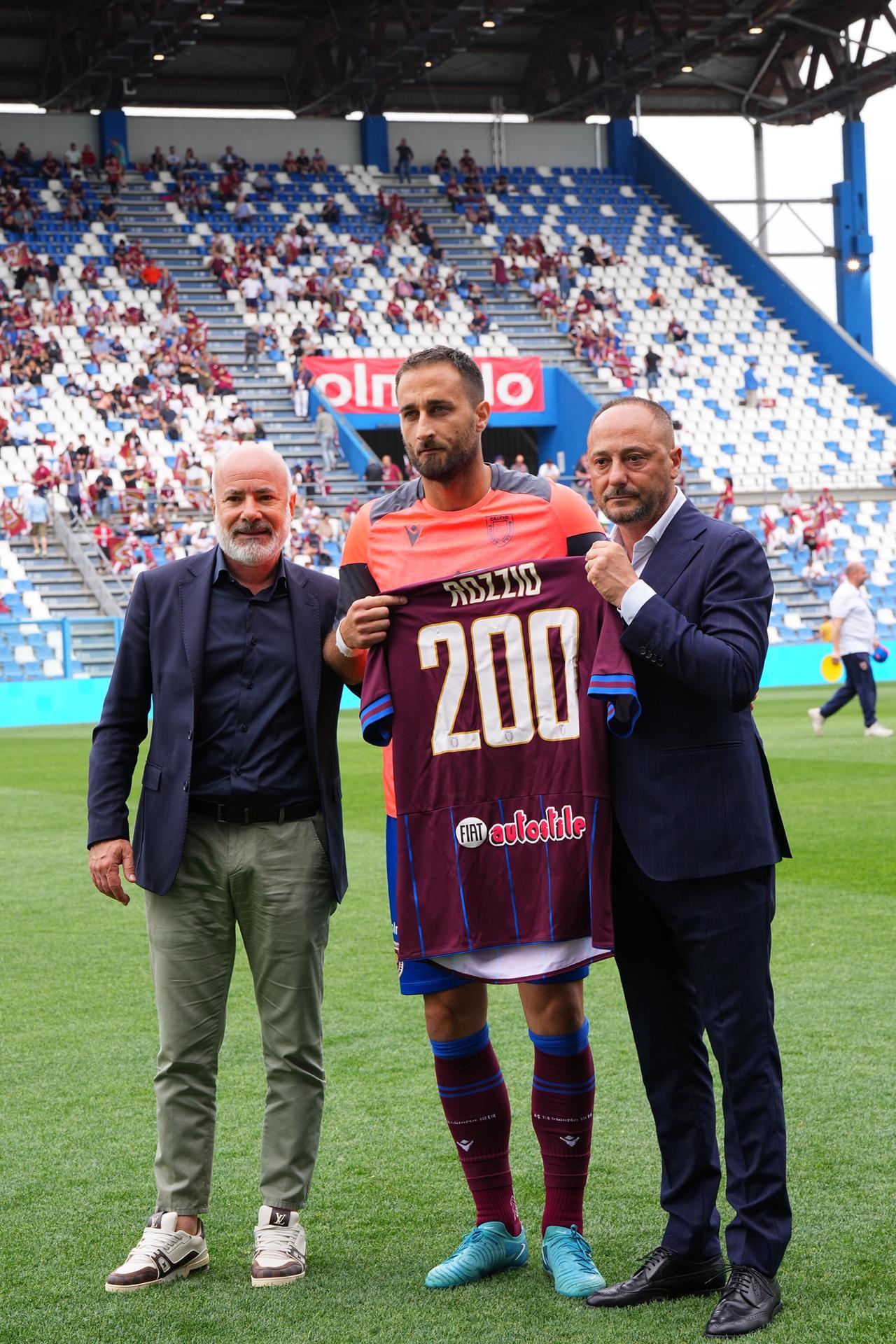 Reggiana, Paolo Rozzio fa 200: il capitano granata nella storia del club