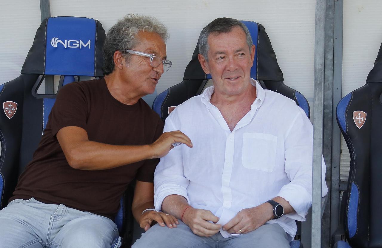 
	Giuseppe Corrado e Alexander Knaster (foto archivio Fabio Muzzi 2023)

