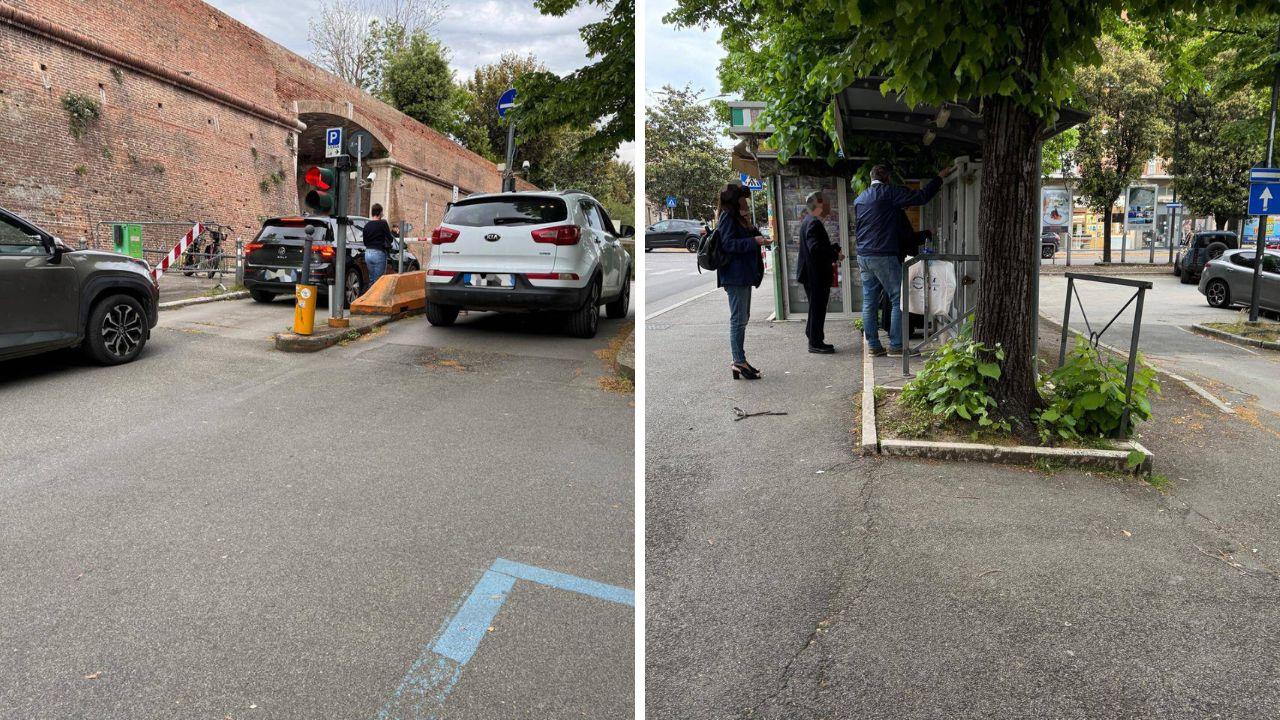 
	Disagi alla sbarra del parcheggio e la&nbsp;fila al totem di Sistema

