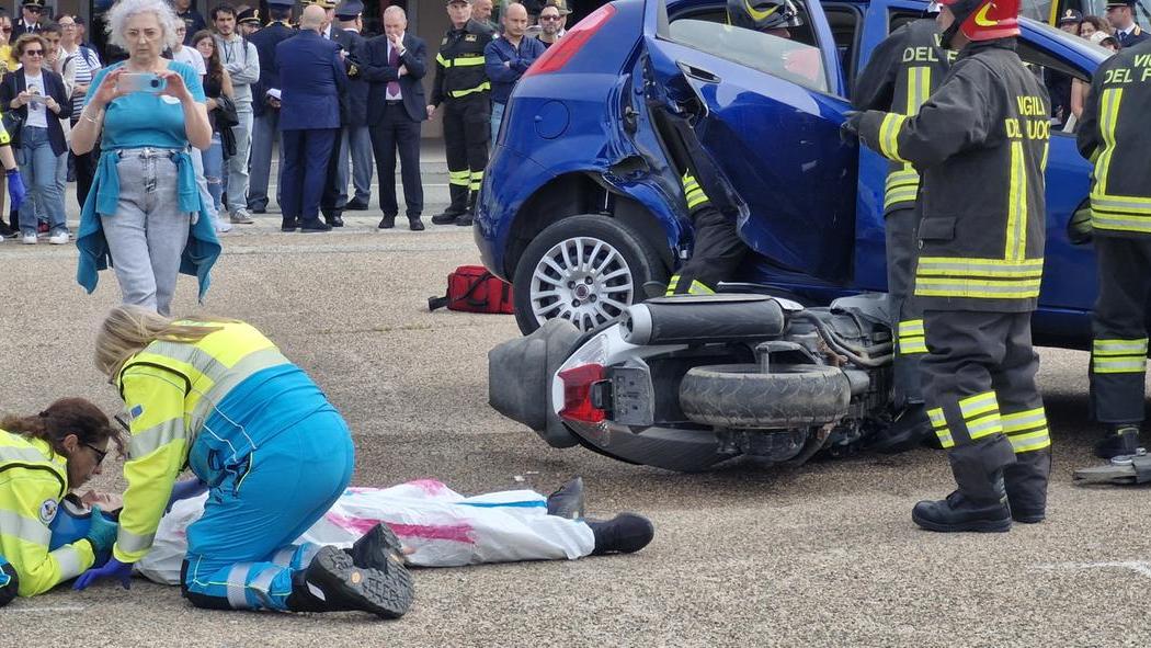 Ottocento studenti alla fiera di Cagliari per imparare le regole della strada