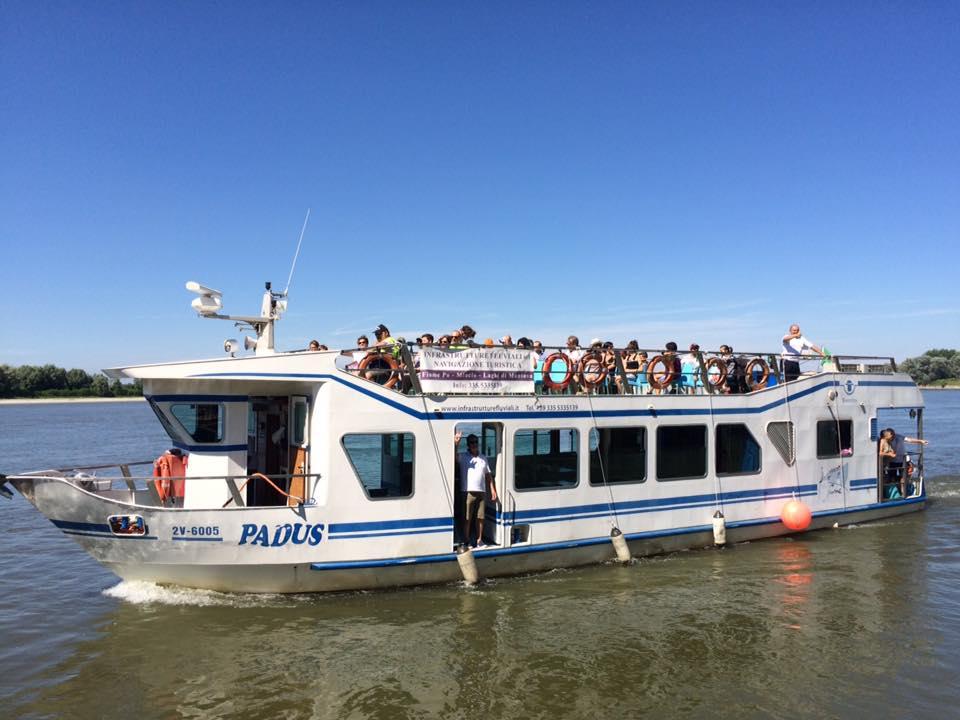 Escursioni sul Po con la motonave Padus dopo il restyling