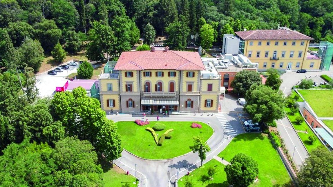 Un veduta dall'alto della clinica Villa Fiorita