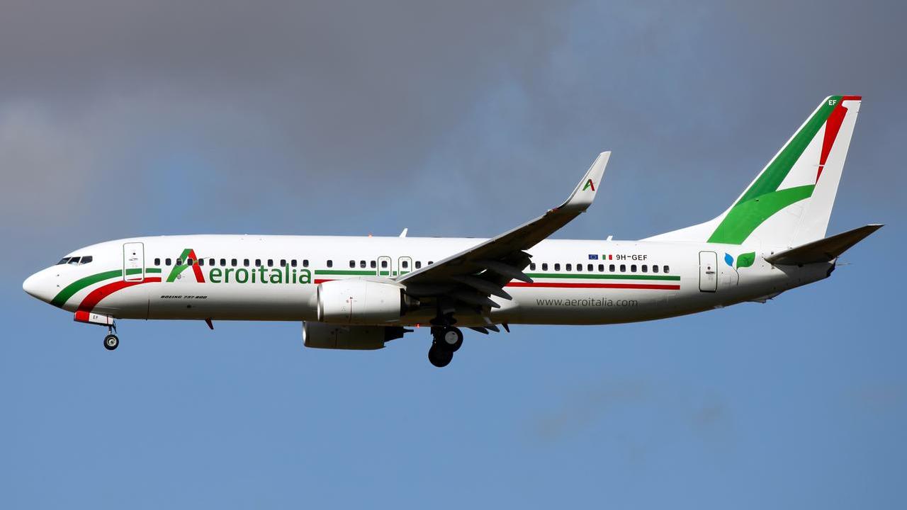 Un aeromobile della compagnia Aeroitalia