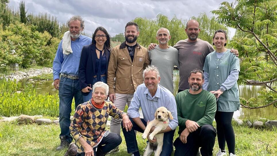 Lo staff di Paradis Agricole a Pietrasanta