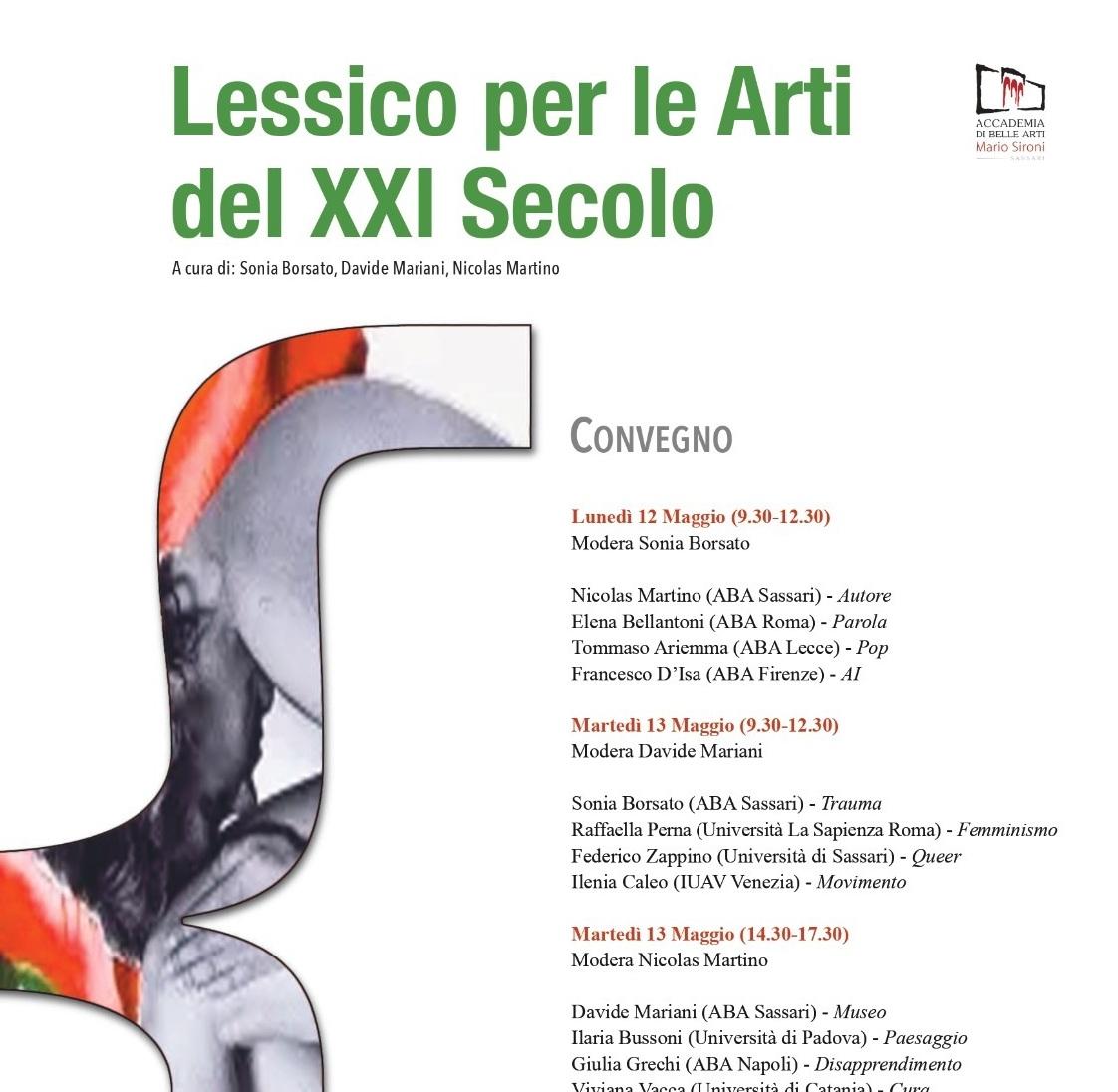 All’Accademia Sironi di Sassari il “Lessico per le Arti del XXI Secolo”