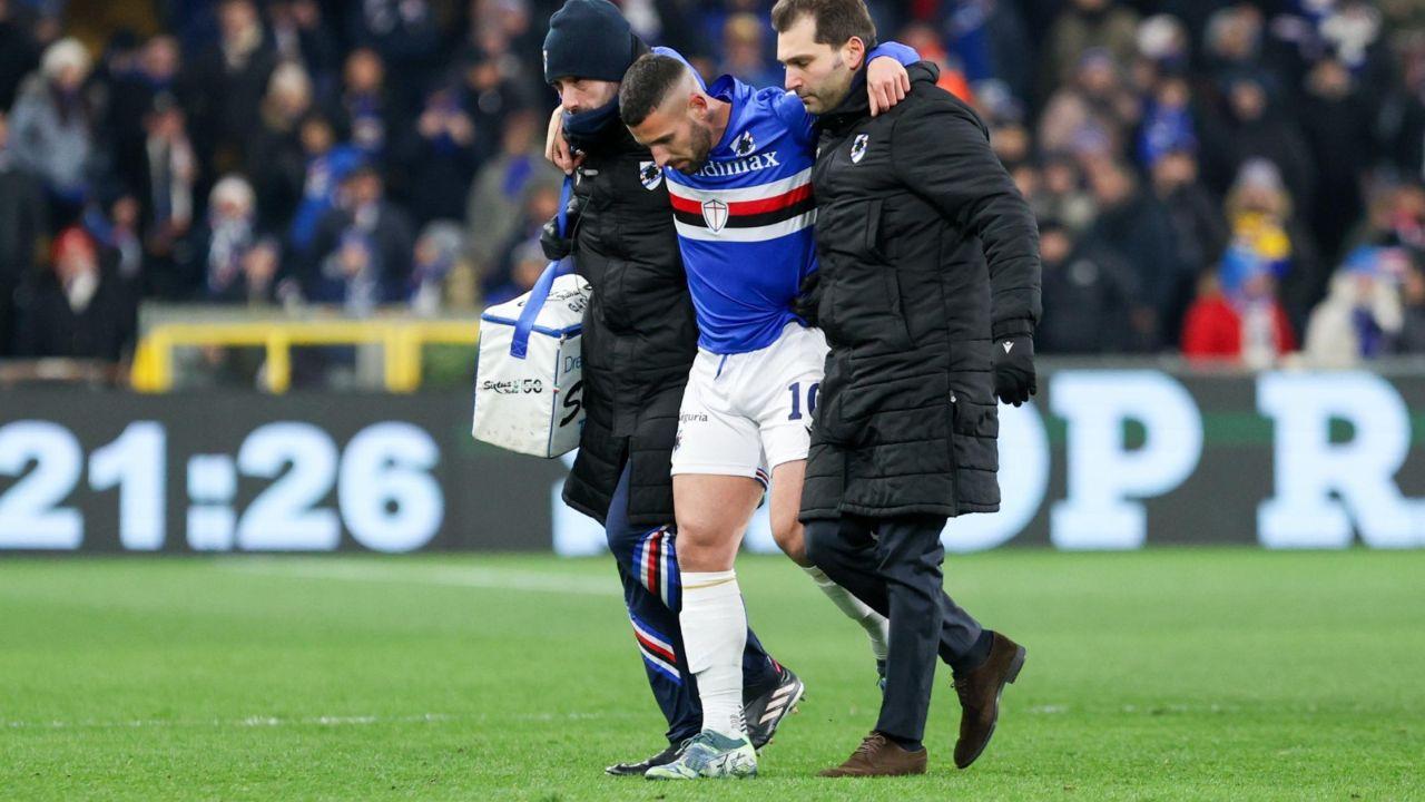 
	Tutino infortunato nel match col Cesena

