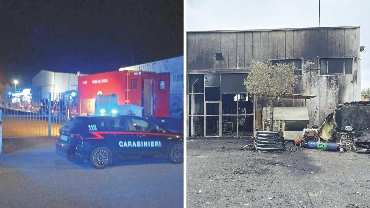 
	Carabinieri e vigili del fuoco alle Morelline e i danni causati dalle fiamme

