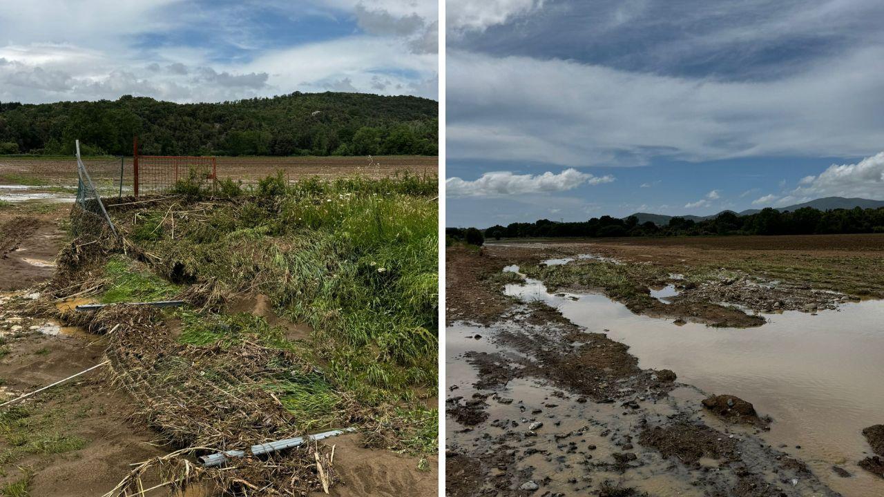 La situazione dopo l'esondazione