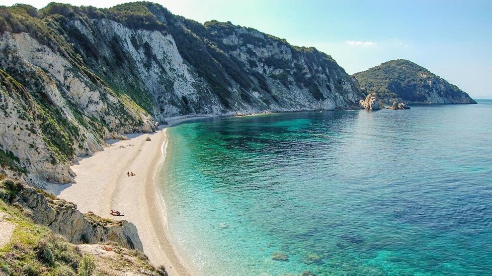 Una spiaggia dell'Elba