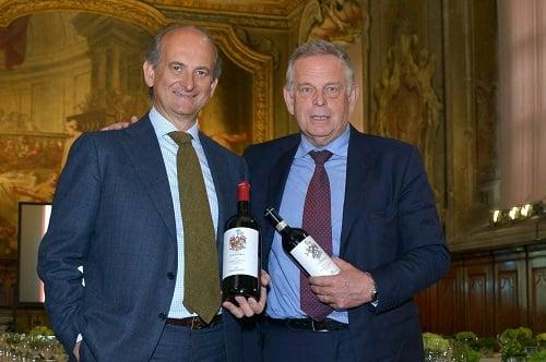 Lamberto Frescobaldi e Nicolò D’Afflitto, enologo del gruppo