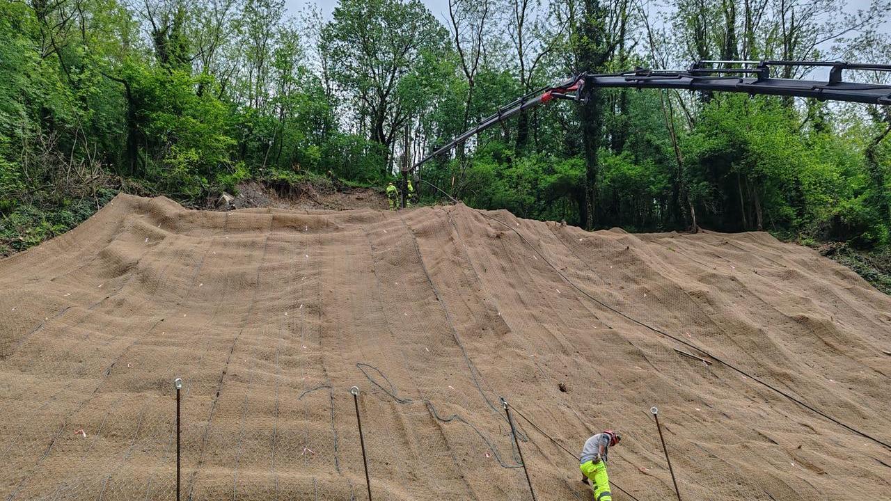 L’ultima frana tra Mammiano e La Lima