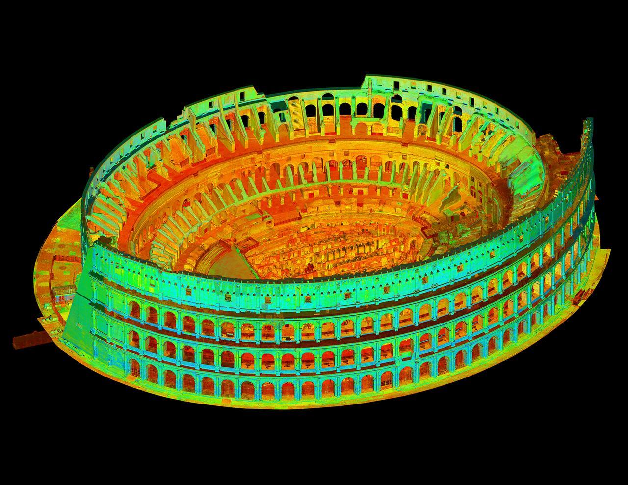 L’università di Ferrara firma il primo rilievo digitale del Colosseo