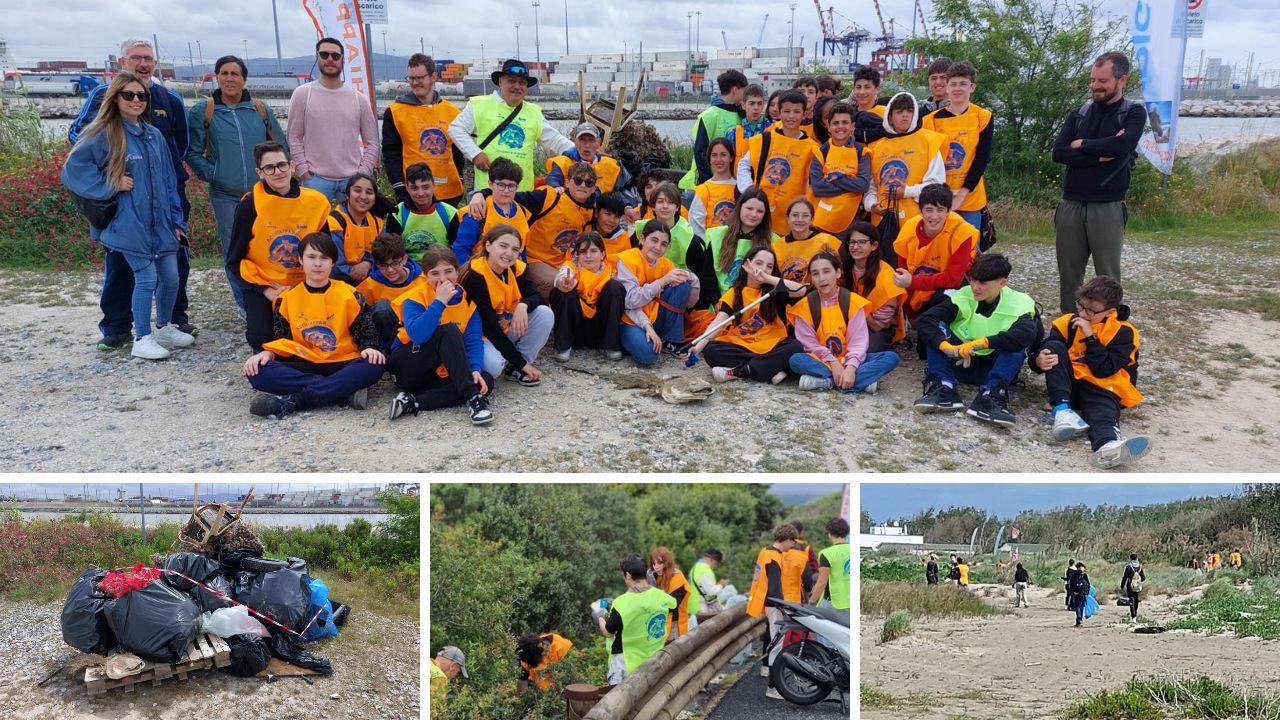 Dal Calambrone al Romito, studenti-Acchiapparifiuti al lavoro per Livorno (e dintorni)