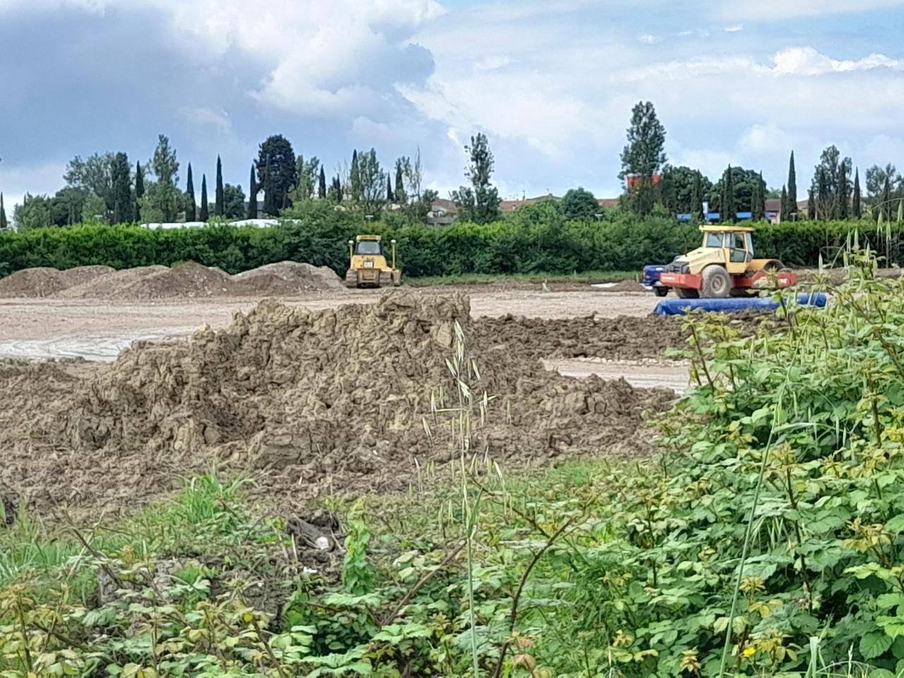 
	I lavori&nbsp;al centro sportivo di Gagno

