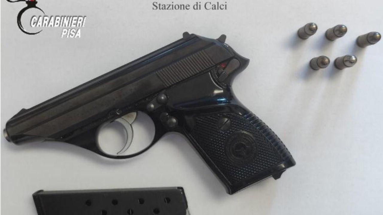 L'arma sequestrata