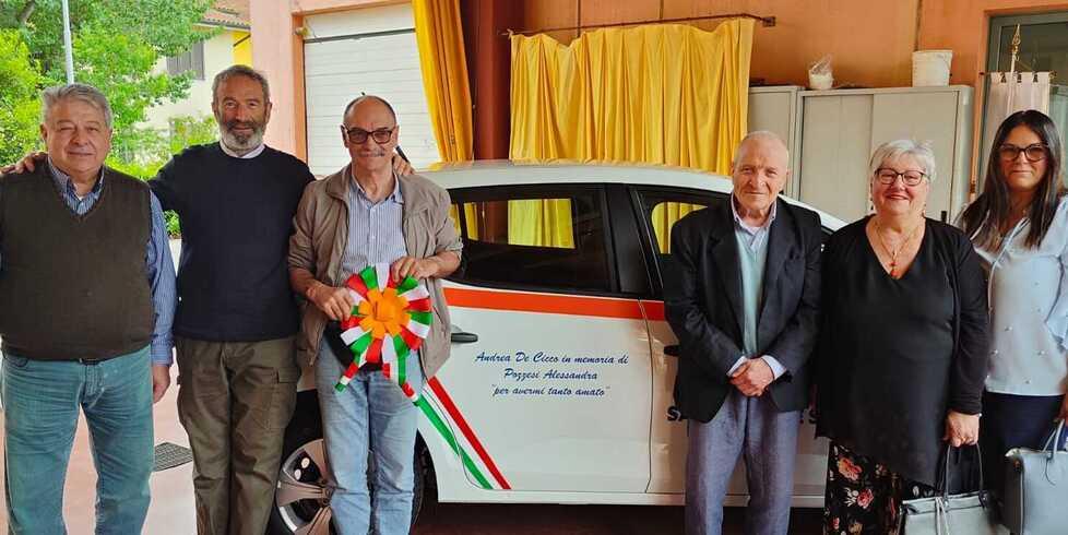 Un momento della cerimonia