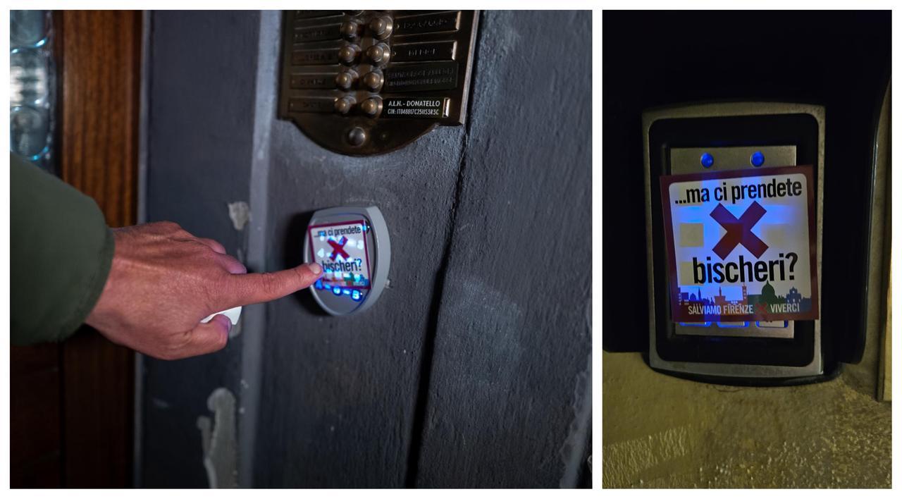 “Dove sono state rimosse le keybox dilagano i tastierini”: nuovo blitz sugli affitti brevi di Salviamo Firenze