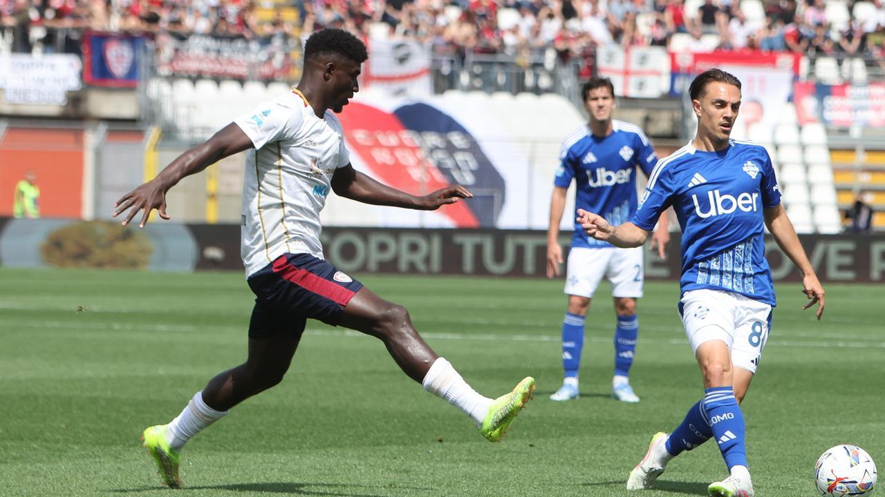 Il Cagliari si illude a Como ma poi subisce la tripletta dei lariani