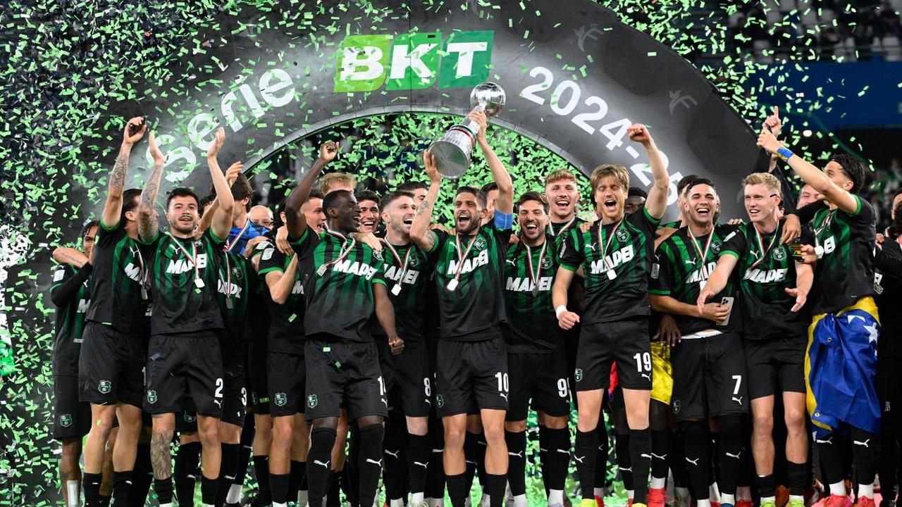 Berardi e il Sassuolo alzano la coppa