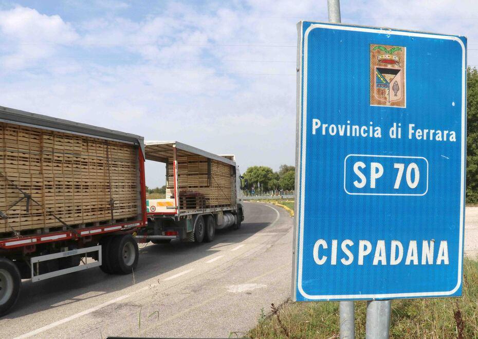 Cispadana ai 70 km/h: nuovi limiti tra Ferrara e Sant’Agostino