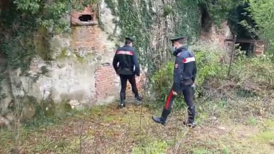 10 giugno 2021: i carabinieri sul luogo del ritrovamento del cadavere