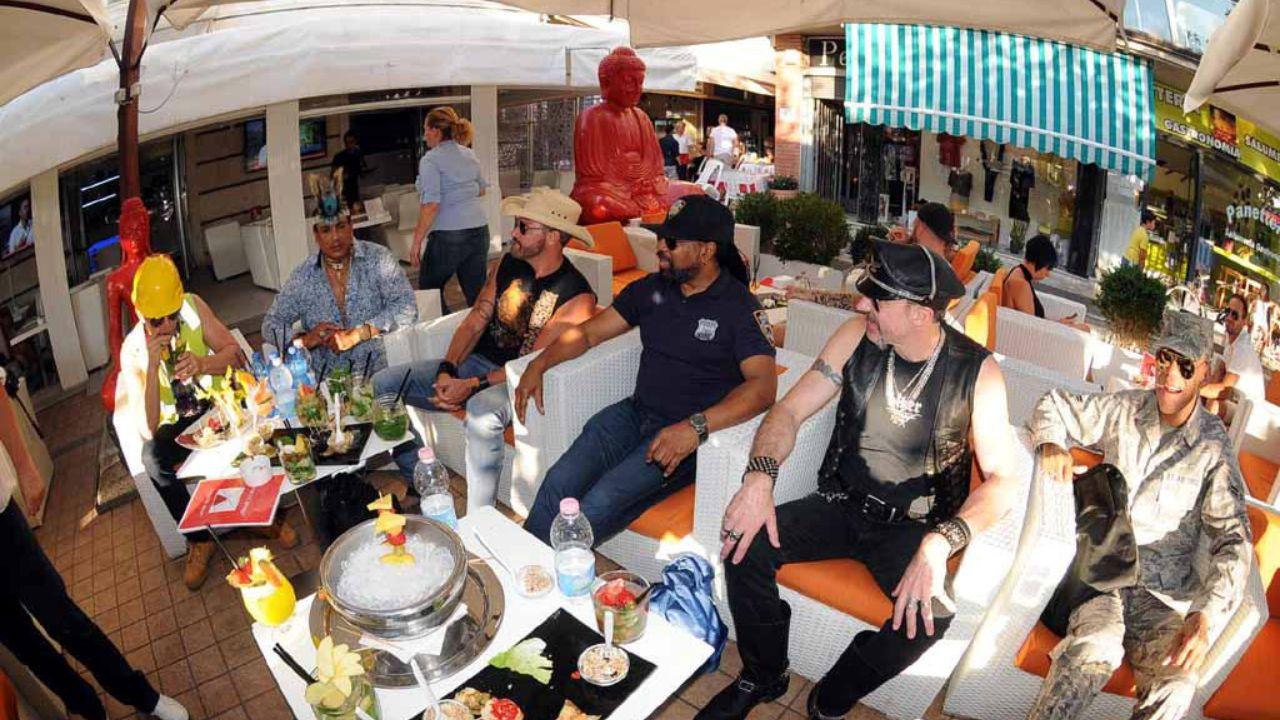 I Village People a Massa nel 2016 (foto Cuffaro)