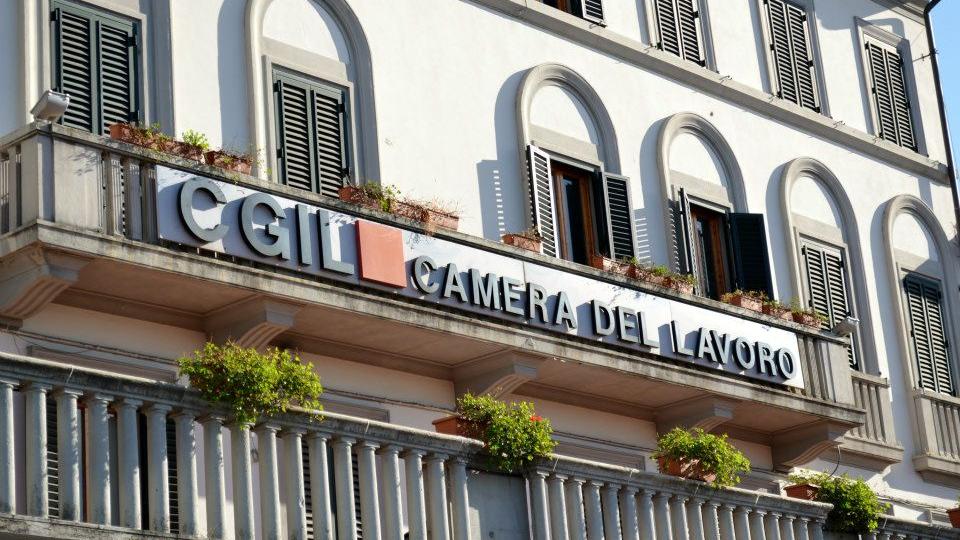 La Camera del lavoro Cgil di piazza Mercatale