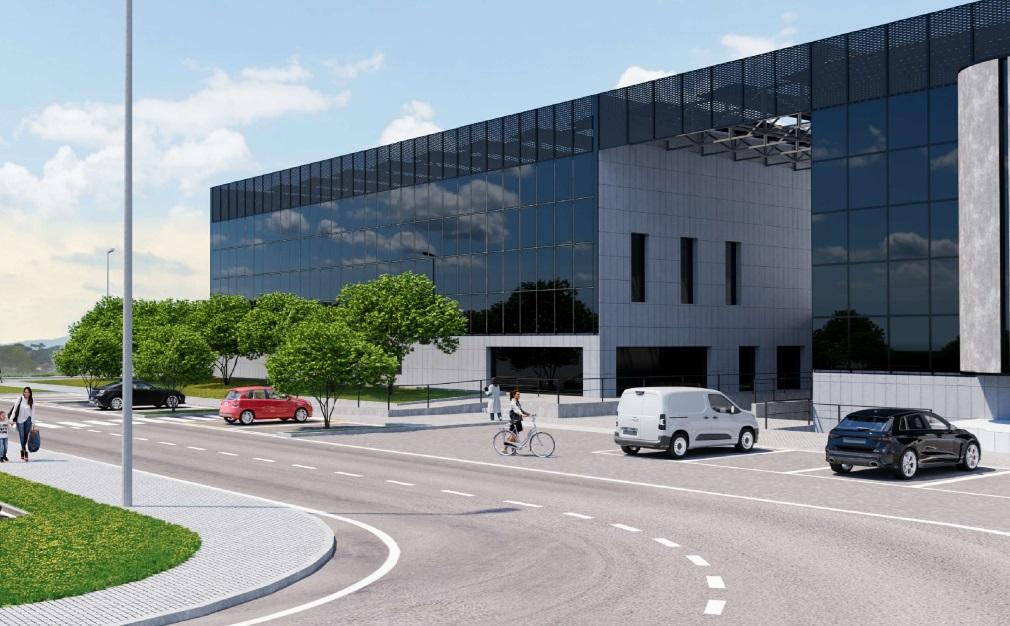 
	Il rendering del nuovo ospedale in via Barsanti

