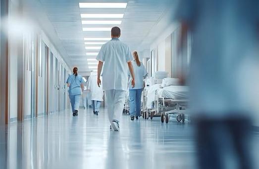 
	Medici in una corsia di ospedale (foto&nbsp;Freepik)

