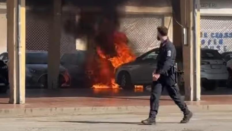 L'incendio a Vignola