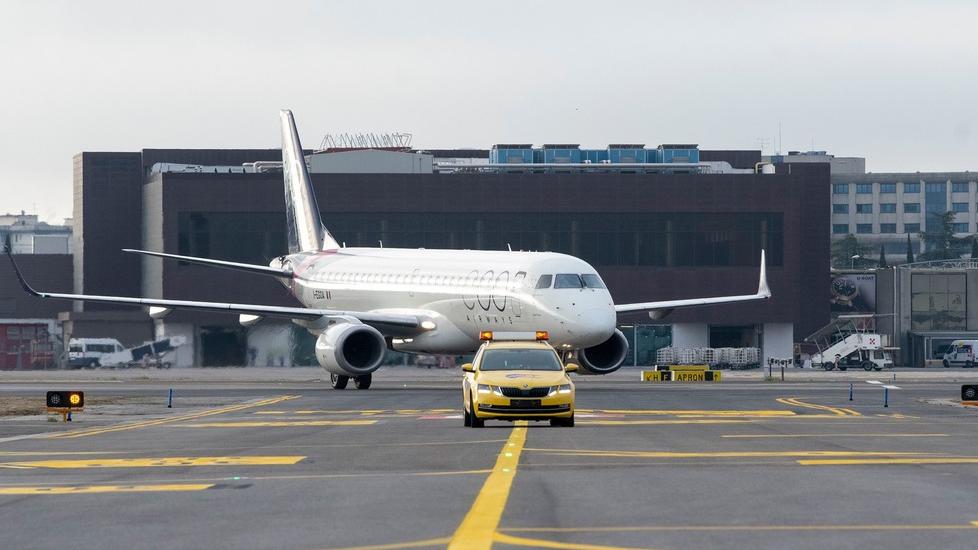 Un aereo sull’attuale pista di Peretola