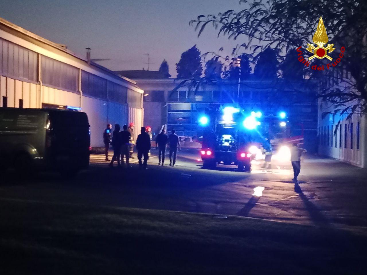 Incendio nella notte a Fiorano: a fuoco la Mecctronic