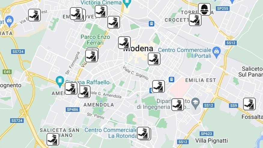 
	La mappa dei photored attualmente attivi

