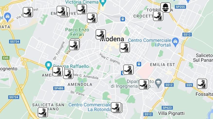 La mappa dei photored attualmente attivi