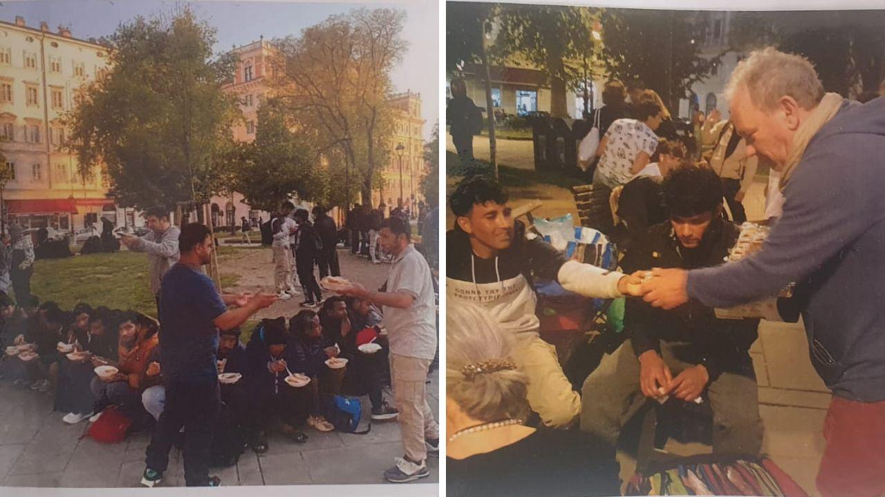 Due delle immagini della mostra a Terricciola