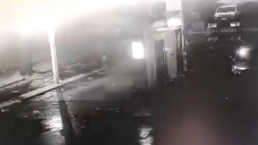 Il fulmine colpisce il distributore