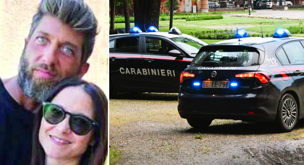 
	Peter Pancaldi con Daniela Coman, accanto i Giardini ducali

