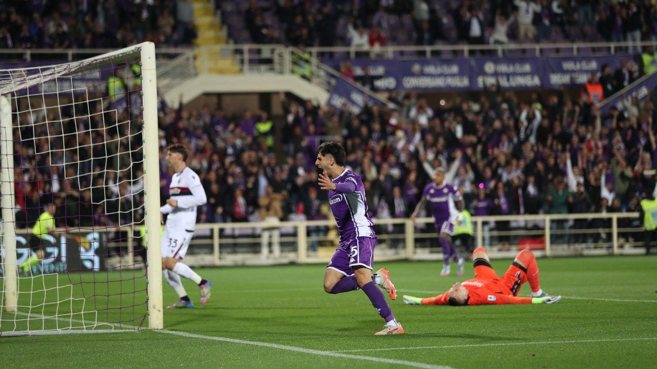 Kean ci crede fino all’ultimo: la Fiorentina batte il Bologna e sogna il posto in Europa