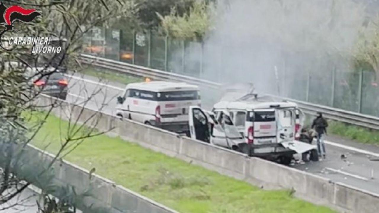 Un momento dell'assalto