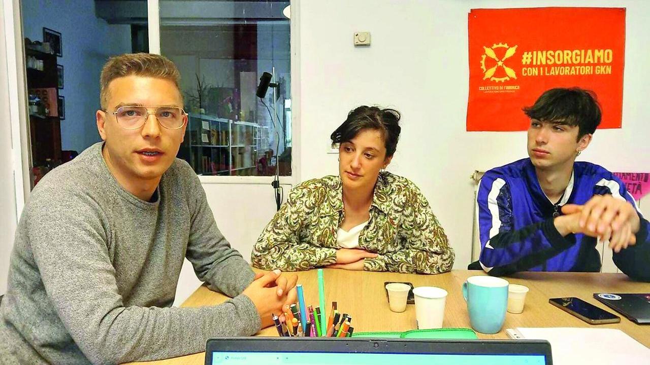 Luca Toscano, Francesca Ciuffi e Arturo Gambassi del Sudd Cobas