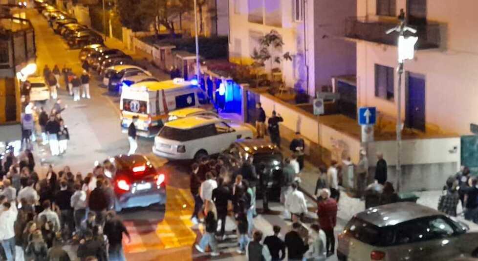 
	L'ambulanza in via Rinchiosa

