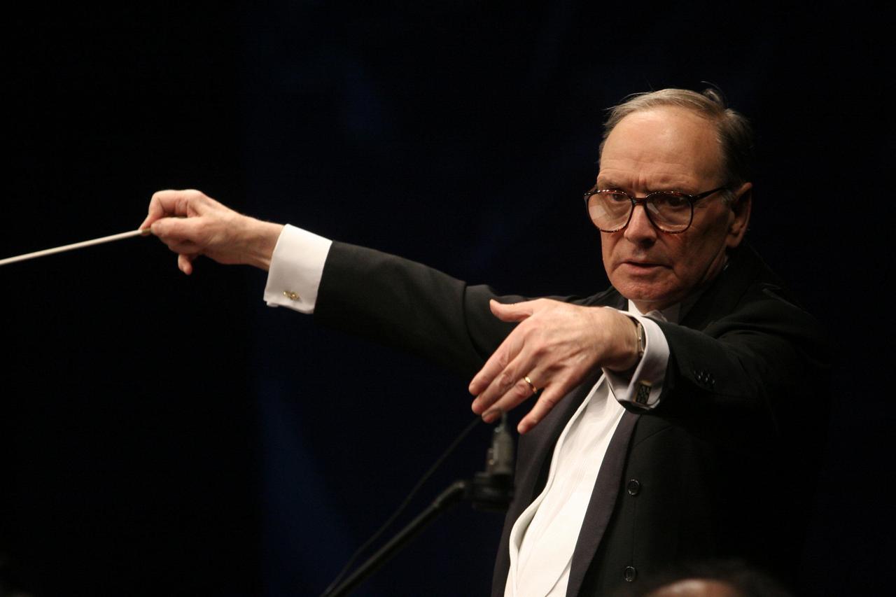 INAUGURAZIONE NUOVA FIERA DI ROMA
  IL MAESTRO ENNIO MORRICONE 