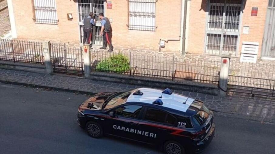 L'intervento dei carabinieri