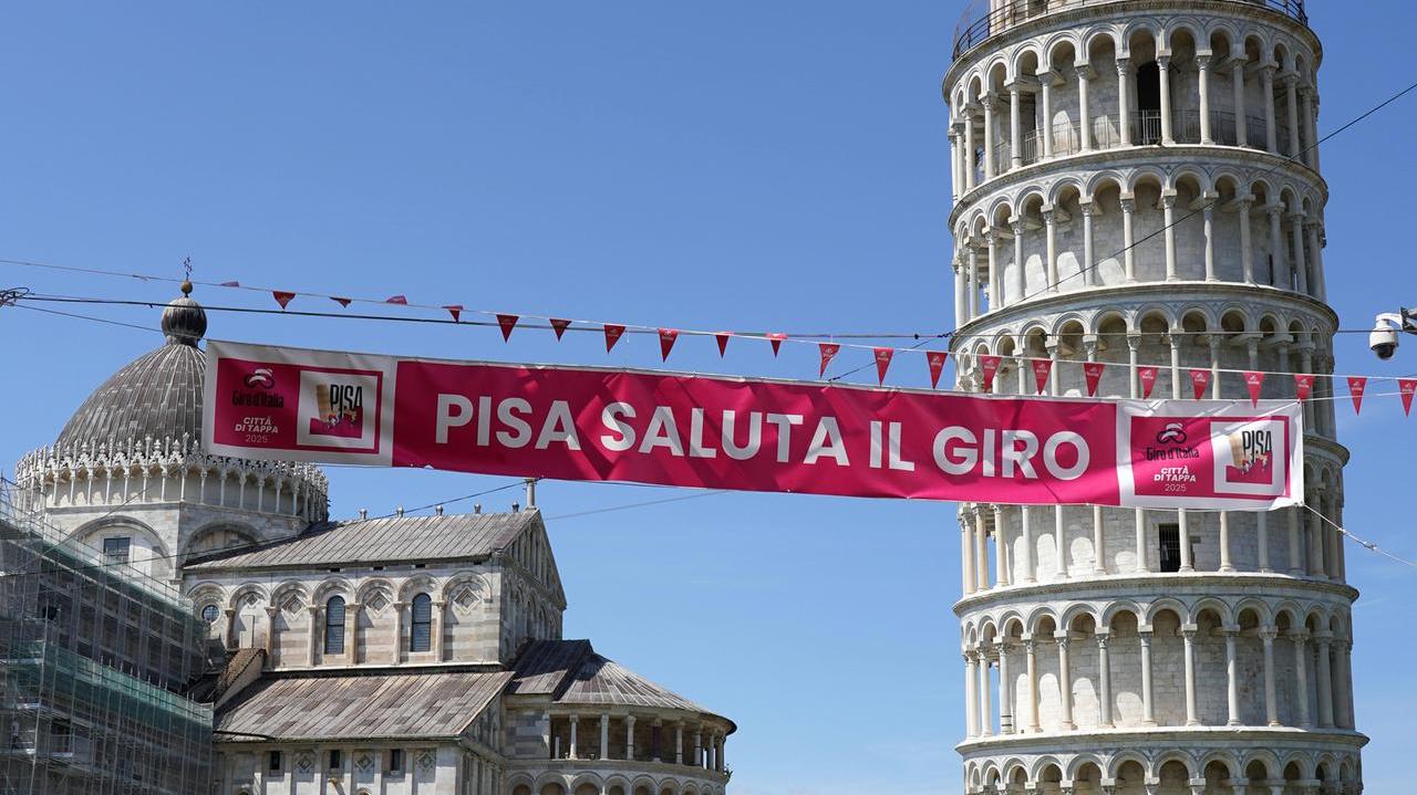 Il Giro d'Italia a Pisa (foto Stick)