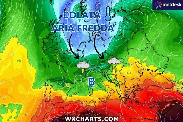 In arrivo un’ondata di maltempo sull’Italia, colpita anche la Sardegna