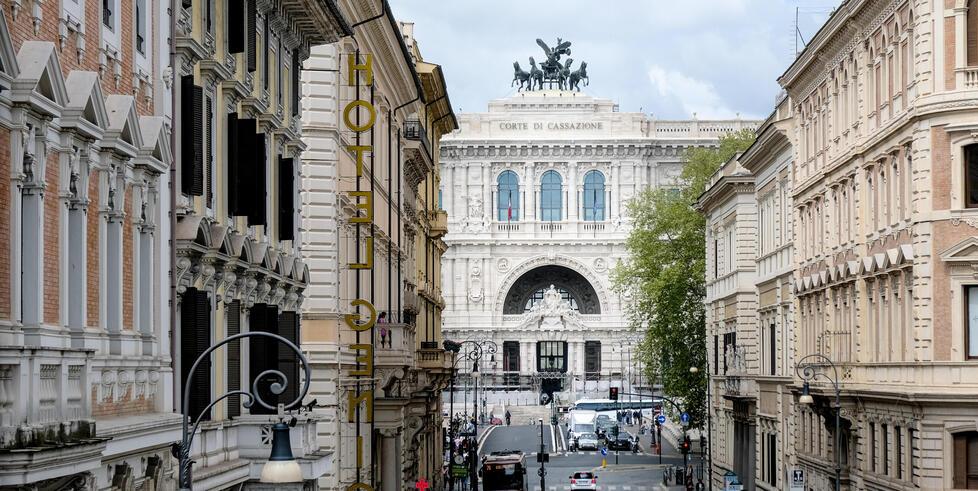 
	La Corte di Cassazione a Roma

