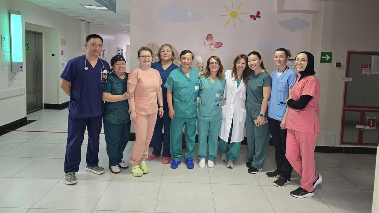 Il team in Kazakistan